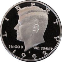 1992 S Gem Proof Kennedy Half Dollar US Coin Half Dollar Uncirculated US Mint