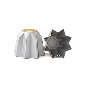 Decora Anodised Aluminium Pandoro Mould, Silver, 16 x 21 x 21 cm