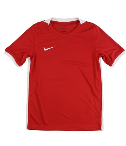 Nike Boys Unisex Soccer Basic T-Shirt, Red, Big Kids (8-20), M