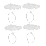 CHICAMPERA 4個天使のヘッドバンド コスプレアクセサリー パーティードレスアップ用ヘアフープ ヘアデコレーション小道具 エンジェルヘッドドレス