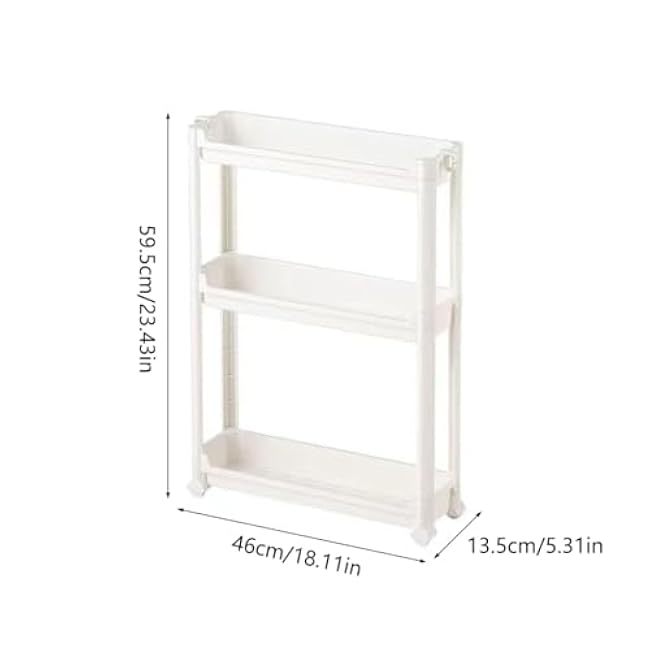 Multilayered Bathroom Accessory Rack Water Resistant Plastic Storage Solution