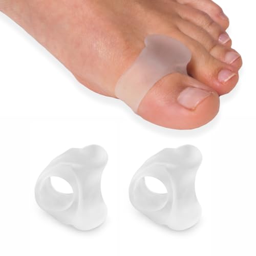 NatraCure 2 Gel Toe Spreaders, Separators & Spacers (Pair w/Toe Loop) 1032-M CAT (Size: Large)