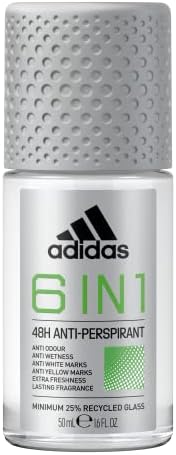 Adidas - 6 in 1 Anti-Perspirant Roll On, desodorante en formato r...