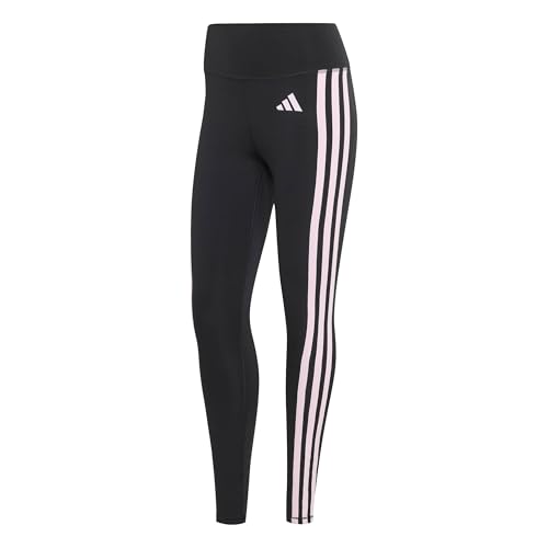 Leggings adidas Optime Essentials 3 Stripes femme noir rose S