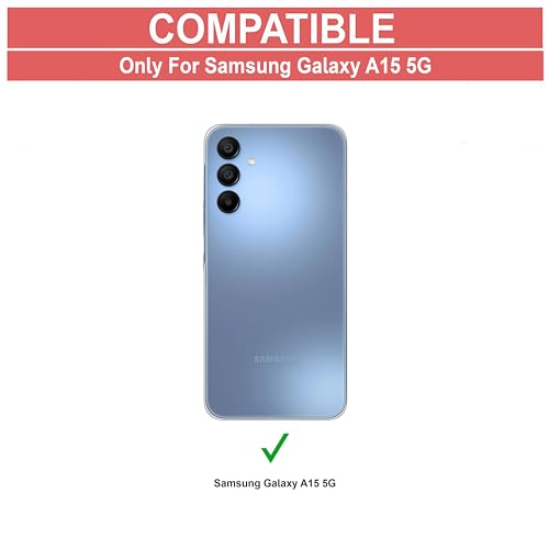 Image of Zapcase Back Case Cover for Samsung Galaxy A15 5G | Compatible for Samsung Galaxy A15 5G Back Case Cover | Clear Case with Camera Protection | (TPU + PC | Matte Black)