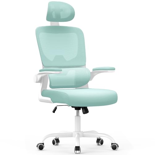Chaise de Bureau Ergonomique: Fauteuil Bureau avec Support Lombaire en C,Dossier et Appui-tête...