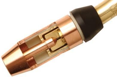 Centerfire Nozzles, 1/4 in Tip Recess, 5/8 in Bore, for Q-Gun, Copper