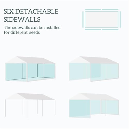 Carpa plegable para camping con 6 paredes laterales removibles miniatura 3
