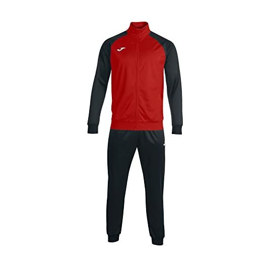 Joma Unisex adulto Chándal, Rojo-negro, M