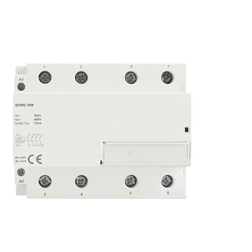 Contacteur modulaire 100A 4P 3NO 1NC 230V AC pour tableau électrique et circuit domestique