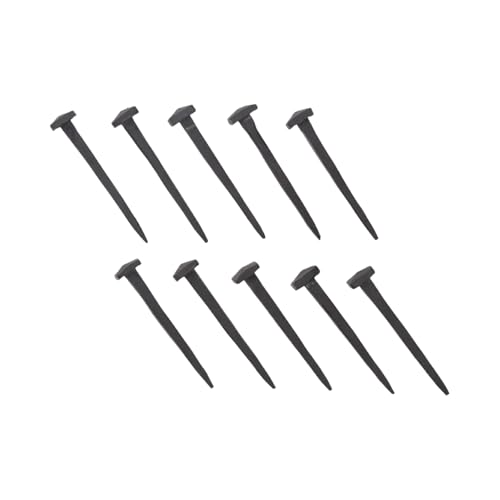 Set de 10 clavos de hierro forjado con cabeza cuadrada - 3 pulgadas miniatura 5