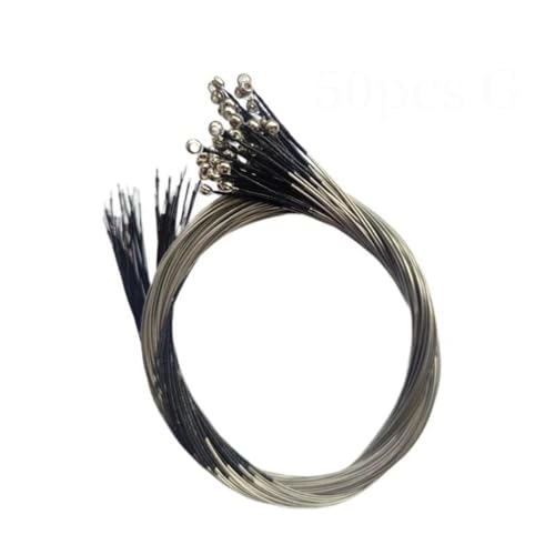 50 Sätze Geigensaiten aus Neusilber in der Größe 3/4-4/4 für Geigenteile und Zubehör (Color : 50pcs G-strings)