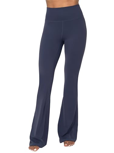 Leggings évasés taille haute anti-glissement pantalon yoga contrôle ventre