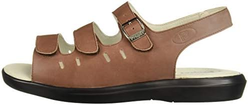 Propét Women's W0001 Breeze Walker Sandal,Teak Brown,10 W (US Women's 10 D) | Image 7