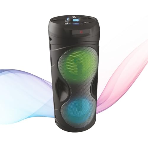 DESIGN PORTATILE E RESISTENTE: Grazie al suo design compatto e robusto, il Bijoux PartySpeaker è facile da trasportare e perfetto per qualsiasi tipo di evento, sia al chiuso che all’aperto, come picnic, escursioni e giornate in piscina.