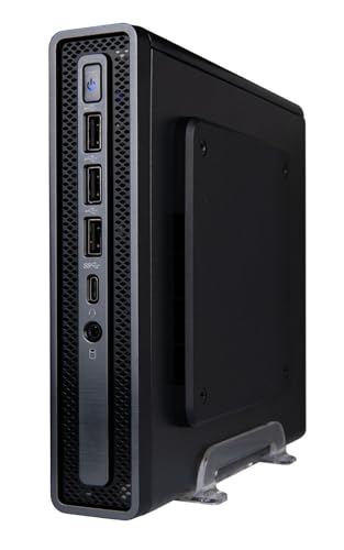 Image of Envision M1 Mini PC (Intel 20-Core i7-14700, 32GB DDR5 RAM, 2TB NVME Gen4 SSD, ASUS H610T mobo, WiFi 6, Windows 11 Pro, 10 USB, HDMI + DVI, RJ45, KB + M) Small Compact Micro Business Desktop Computer