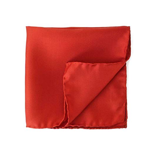 Image of Satin Pocket Square for Men Wedding Handkerchief for Suit Blazer Tuxedo Mens Formal Pocket Square Stylish Party Business Office Groom Accessory Soft Polyester Silk Satin Hanky