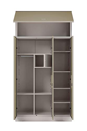 Image of Interio by Godrej Slimline 3-Door Steel Almirah