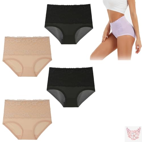 Evella Leak Proof Panties, Leakproof Underwear, Support & Leakproof High-Waisted Leak Proof underwear, Washable Reusable3