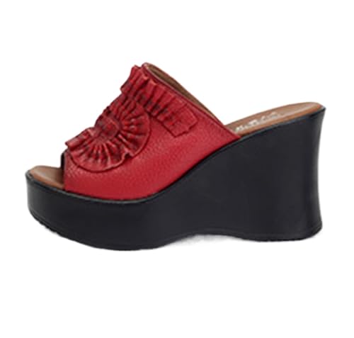 Women's Platform Wedge Sandals Peep Toe