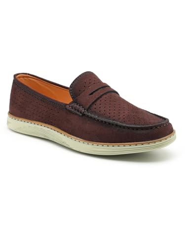 Image of Men's Denim Causal Loafers | Premium Breathable Upper | Driving Loafers | Lighweight Slip-On's | Soft Cushioned Insole | Super Flexible, Comfortable for Men