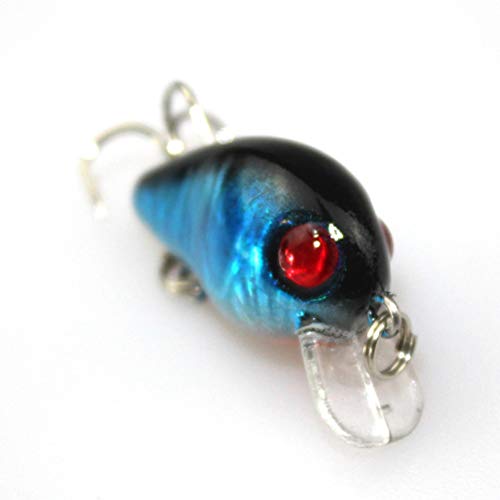 5 peças 3 cm/1,5 g Iscas artificiais gancho acessórios de pesca (cor aleatória)