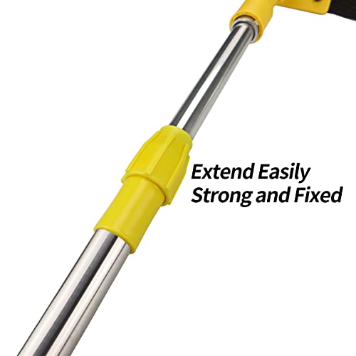 Spray Shield Spray Accessory Tool Baffle Professional Flexible Aluminum Spray Shield Blade 16 x 39 inch Putty Spray Anti-Splash Block Tool with 180°Rotate 0.8inch Extension Rod