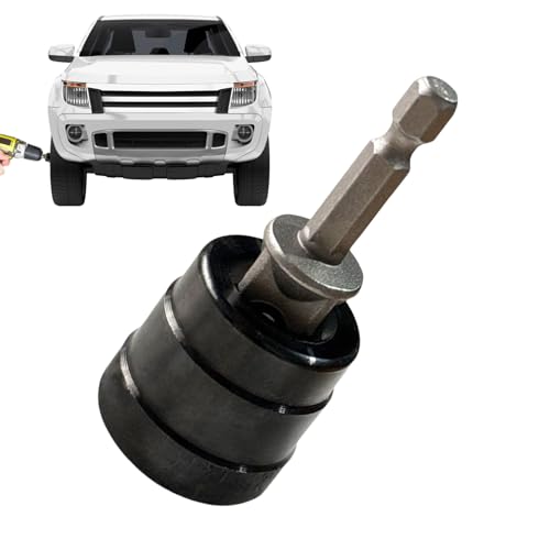 Xistuoz Wagenheber-Adapter, flexibler Anhänger-Wagenheber-Bohrer-Adapter – verstellbares Multi-Winkel-Werkzeug für Camping, Reisen, Outdoor, Fahrzeug, Auto