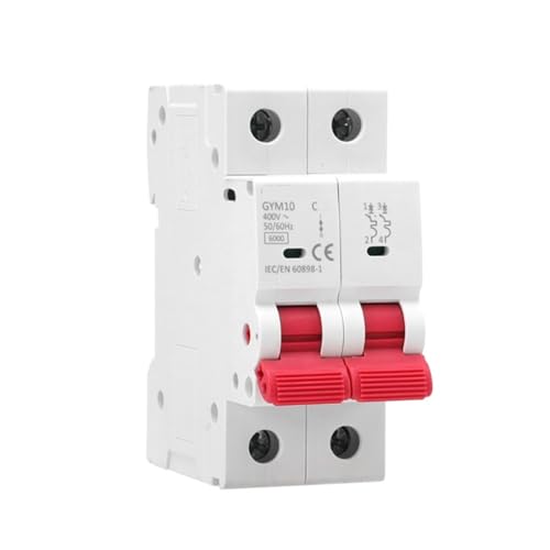 Disjoncteur miniature GYM10 2P 50A avec pouvoir de coupure 4,5 kA performant