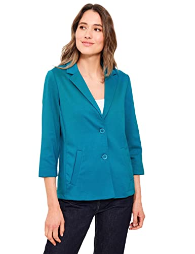 CECIL Damen B211867 Blazer 3/4 Arm, Caribbean Blue, L EU