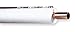 7/8" x 6 ft. Polyethylene Pipe Insulation, 1/2" Wall (1, White)