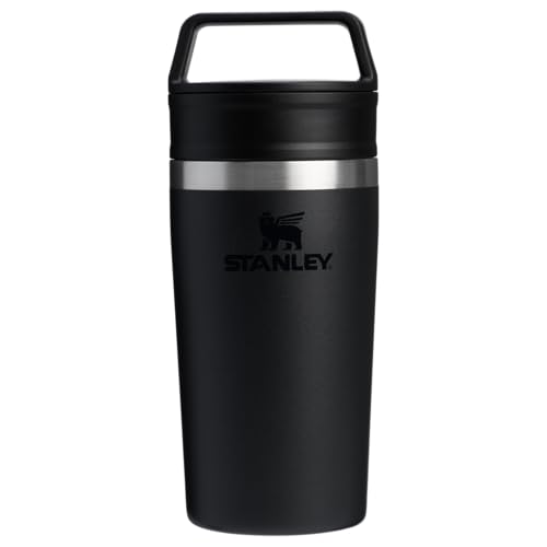 Stanley Cafe To Go Vacuum Mug 11.8 oz (0.35 L) Black 2.0 Keeps Drinks Hot or Cold Stainless Steel Tumbler Coffee Mug Gift Ready Dishwasher Safe