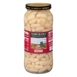 "Alubia cocida blanca Hacendado Tarro 570 g (400 g escurrido) Pack 2"