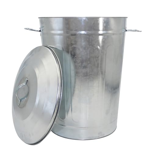 Caneca Redonda de Acero Galvanizado 13 Galones miniatura 2