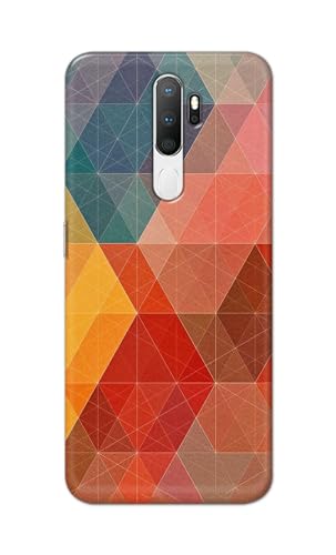 Image of Printed Hard Back Cover Case for Oppo A5 2020 | Oppo A9 2020 Back Cover (Crumpled Design) -1111