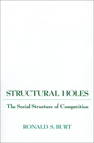 洋書 Structual Holes Structural Holes: The Social Structure of Competition 1st
