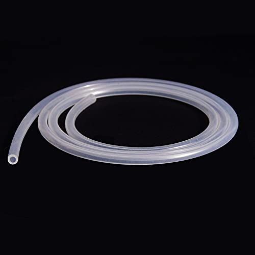 Image of Feelers 3 /16 inch ID x 5 /16 inch OD Silicone Tubing Food Grade Pure Silicon Tube High Temp Home Brewing Winemaking Silicone Hose Tubing, 3.28ft Length