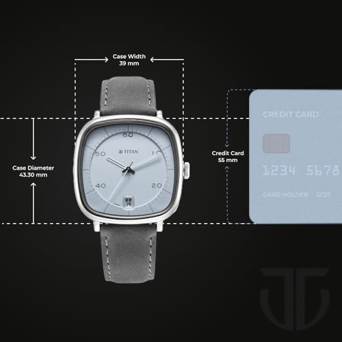 Titan Anthracite Dial Analog Watch for Men-1885SL01