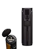 🔥【BONNES IDÉES CADEAUX】 Briquet en métal robuste de qualité supérieure.Emballé dans une élégante boîte-cadeau. C'est un cadeau parfait pour toutes les occasions comme, mariage, fête des pères, anniversaire, anniversaire, etc.