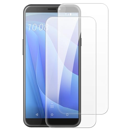 Shantime [2 piezas Protector Pantalla Cristal Templado Compatible con HTC Desire 12S (5.7 pulgadas), HD Claro Antirrayas Sin Burbujas