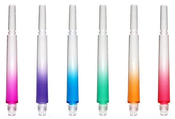 Fit Shaft Gear Clear Gradient Color - Normal Spinning Dart Shafts (Green, #3-24.0mm - in Between)