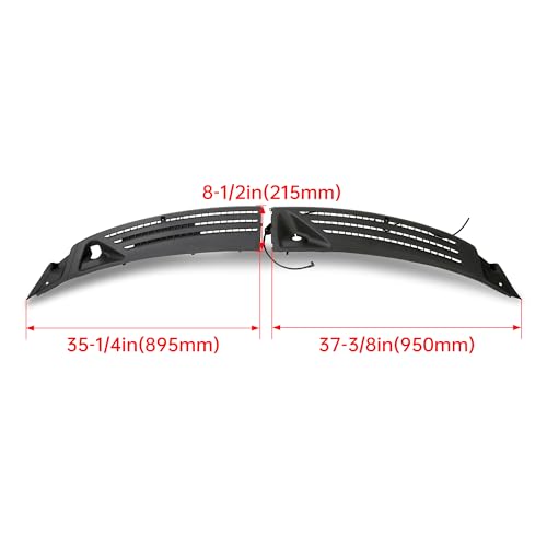 Image of ECOTRIC Windshield Wiper Cowl Panel Compatible with 2004-2008 Ford F150
