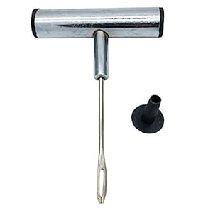 LDEXIN Stainless Steel T-Handle – Pro Heavy Duty Repair Tool, Tire Repair Tool for Tire Plug Kits for Car Truck Motorcycle Bycles