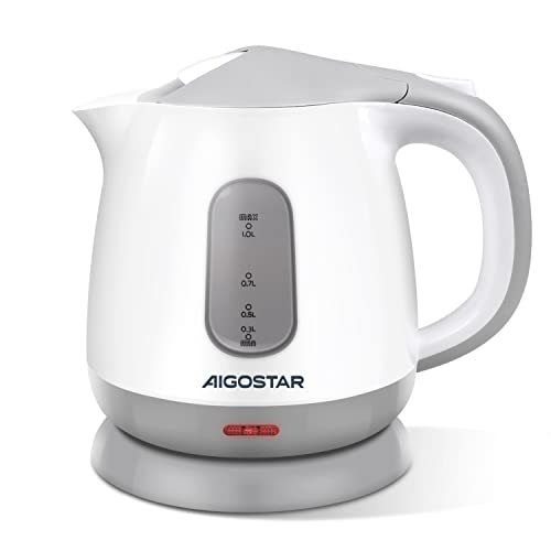 Aigostar Small Electric Kettle, 1 Litre 1100W Low...