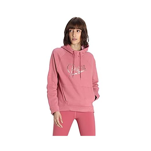 Puma Dam Moto Pullover Hoodie -Mauve (52093125, Medium)