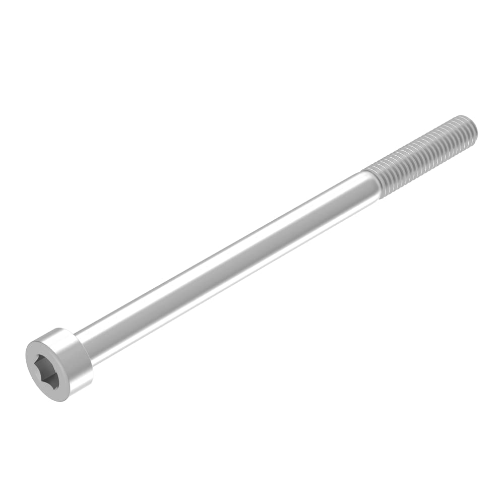 Vite cilindrica SECCARO M4 x 60 mm, acciaio inox V2A VA A2, DIN 912 / ISO 4762, esagono incassato, filo parziale, 20 pezzi