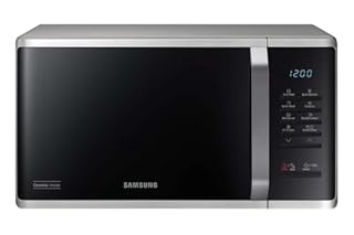 Samsung MS23K3523AS/EU 23L Solo Microwave Oven, Triple Distribution System, Silver