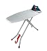 ironmatik Space Saver Ironing Board - 44" X 15" Usage Area (Board Length 35") - Full Length 62" - Easy Storage, Adjustable Heigth, Heat Resistant Silicone Tray, Padded Top.