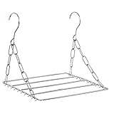 Étendoir à linge – les cintres au design compact permettent un gain de place et cet étendoir multifonctionnel peu encombrant peut servir à suspendre des jouets, des chaussures, des foulards, des vêtements, etc