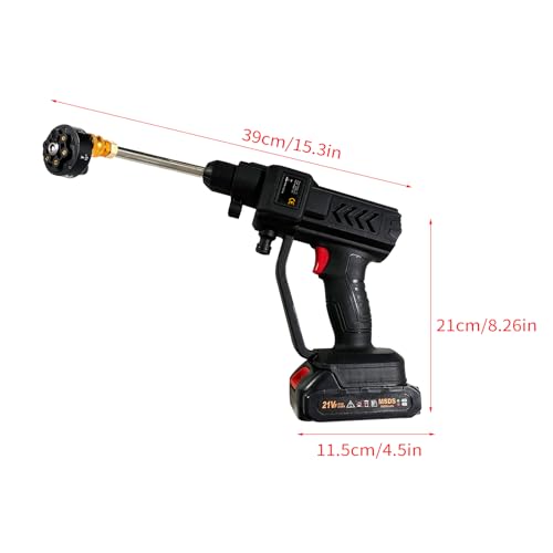 Shkalacar Pressure Washer, 300 W, draagbaar, draadloos, elektrische wasmachine, hoge wasmachine, voor auto's, huis, tuin - Afbeelding 3